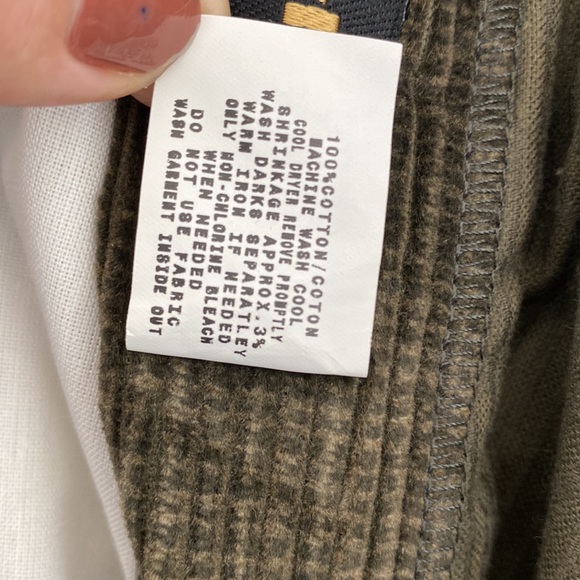 NWOT Vintage Mens Corduroy Grey Textured Stripped Pants - Picture 12 of 12